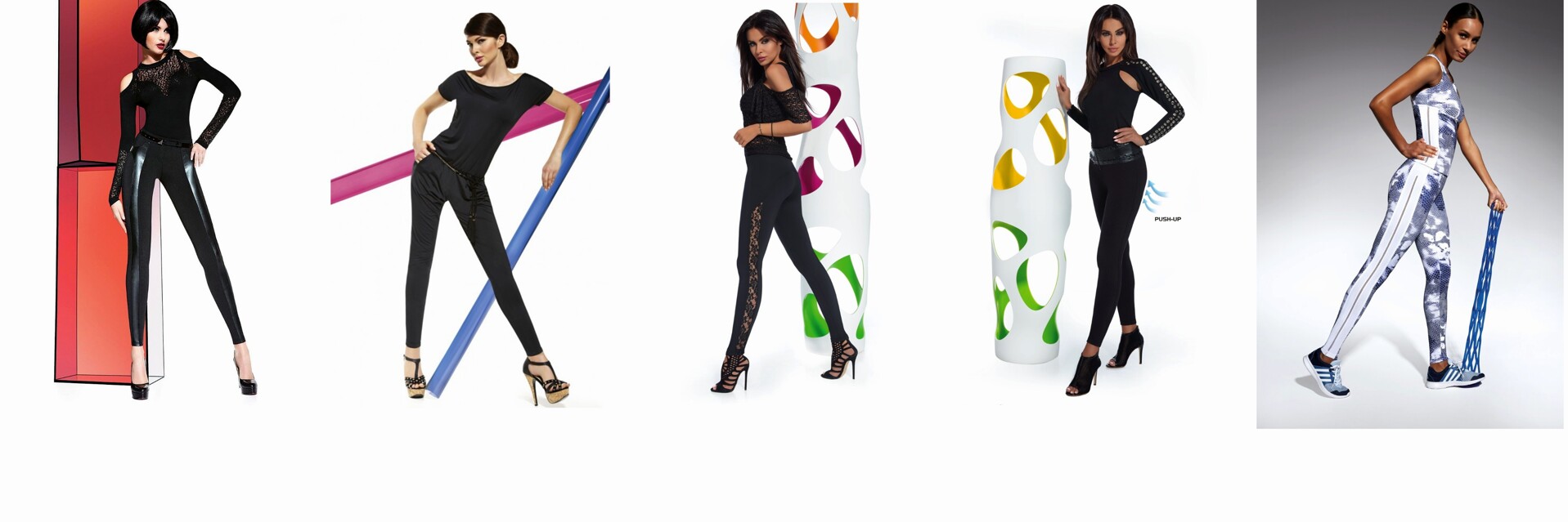 Módní dámské legíny