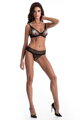 Černý sexy set NAUGHTY COQUETTE Amour