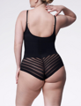 Síťované zeštíhlující body 119 MESH BODY OPEN BUST Julimex