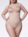 Síťované zeštíhlující body 119 MESH BODY OPEN BUST Julimex