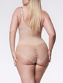 Síťované zeštíhlující body 119 MESH BODY OPEN BUST Julimex