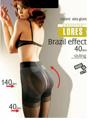 Punčochy s push-up efektem BRAZIL EFFECT 40 DEN Lores