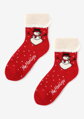 Dámské zateplené ponožky se sněhulákem ANGORA TERRY X43 Marilyn