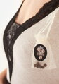 Pruhovaný svetřík z kávového vlákna CAFE BOMBON POUPEE Marilyn