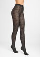 Dámské punčochy s květinovým vzorem na mikro síťce GRACE F21 40 DEN Marilyn