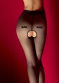Dámské erotické punčochy s nápisem a otevřeným střihem H19 HOT Marilyn
