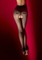 Dámské erotické punčochy s nápisem a otevřeným střihem H19 HOT Marilyn
