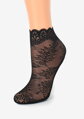 Tenké ponožky s krajkou a květinovým vzorem FASHION U24 Marilyn