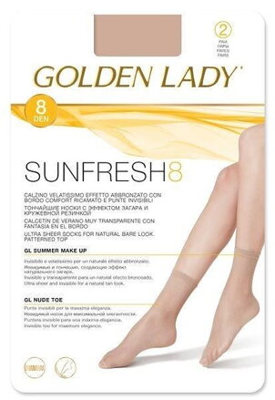 Tenké ponožky SUNFRESH 8 DEN Golden Lady