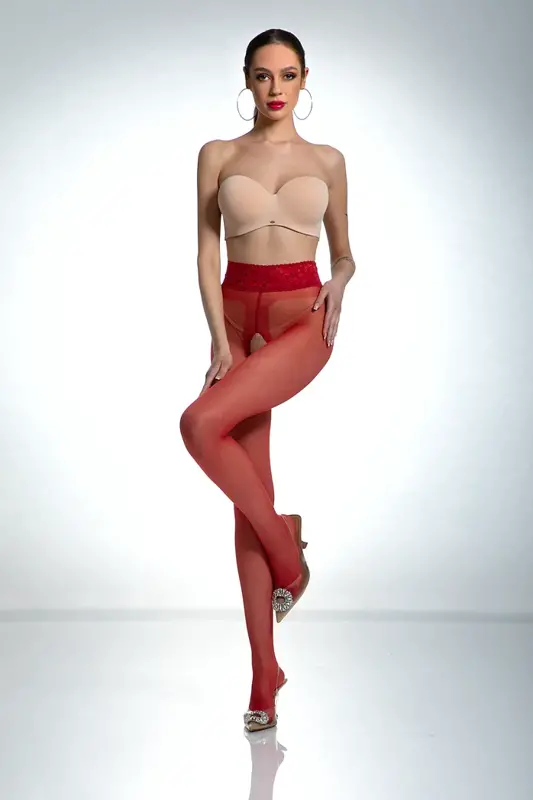 Erotické punčochy s krajkou HIP LACE 3O DEN Amour Erotické punčochy s krajkou HIP LACE 3O DEN Amour