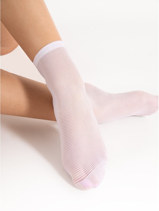 Pruhované ponožky G 1150 ANNA 20 DEN Fiore