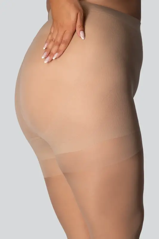 Zeštíhlující punčochy XXL QUEEN SIZE SHAPING 30 DEN Mona Zeštíhlující punčochy XXL QUEEN SIZE SHAPING 30 DEN Mona