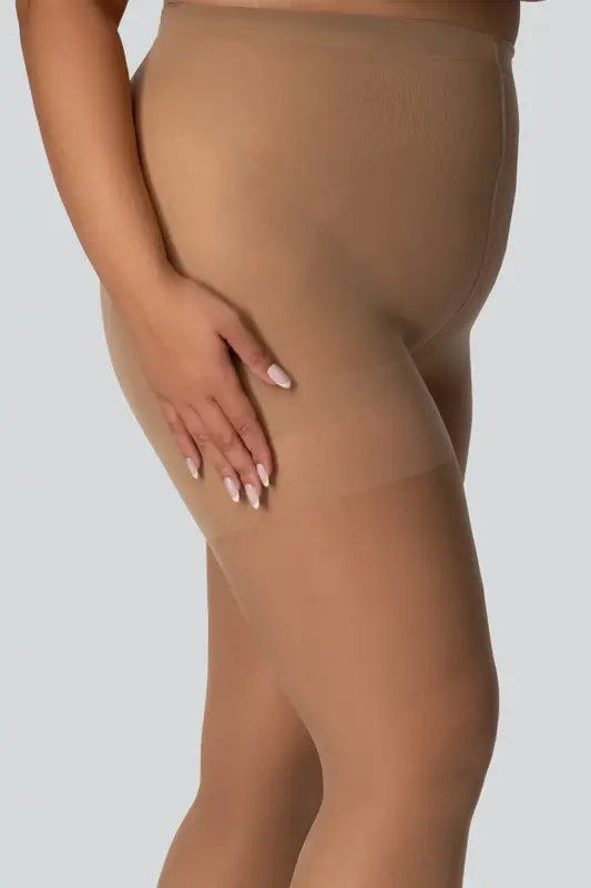 Zeštíhlující punčochy XXL QUEEN SIZE SHAPING 30 DEN Mona Zeštíhlující punčochy XXL QUEEN SIZE SHAPING 30 DEN Mona
